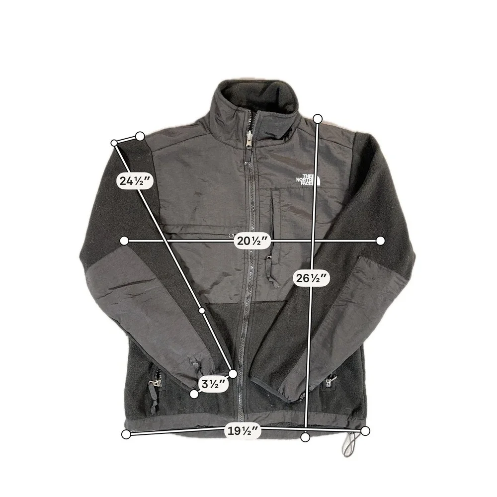 The North Face Jacket Mens Small Black Apex‎ 800 Fleece Full Zip Softshell